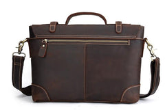 Leather Mens 13inch Laptop Bag Briefcase Work Handbag Business Bag for Men