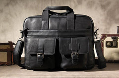 Cool Leather Mens Briefcase Shoulder Bag Handbag Work Bags Business Bag for Men