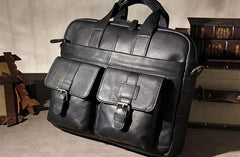 Cool Leather Mens Briefcase Shoulder Bag Handbag Work Bags Business Bag for Men