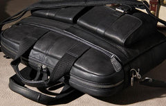 Cool Leather Mens Briefcase Shoulder Bag Handbag Work Bags Business Bag for Men