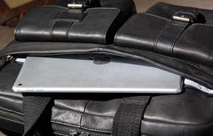 Cool Leather Mens Briefcase Shoulder Bag Handbag Work Bags Business Bag for Men