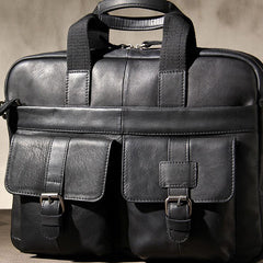 Cool Leather Mens Briefcase Shoulder Bag Handbag Work Bags Business Bag for Men