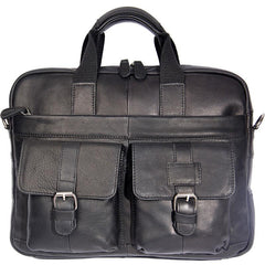 Cool Leather Mens Briefcase Shoulder Bag Handbag Work Bags Business Bag for Men