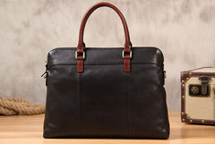 Leather Mens Briefcase Shoulder Bag Handbag Work Bags Business Bag for Men