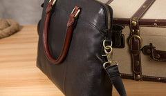 Leather Mens Briefcase Shoulder Bag Handbag Work Bags Business Bag for Men