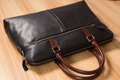 Leather Mens Briefcase Shoulder Bag Handbag Work Bags Business Bag for Men