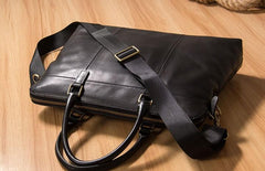 Leather Mens Briefcase Shoulder Bag Handbag Work Bags Business Bag for Men