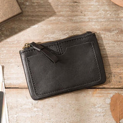 Leather Mens Card Holders Slim Front Pocket Wallet Coin Wallet for Men