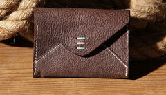 Leather Mens Card Wallet Black Small Card Wallet Card Holder for Men