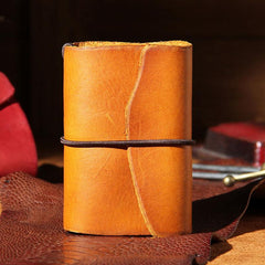 Handmade Leather Mens Card Holder Small Card Wallet for Women