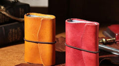 Handmade Leather Mens Card Holder Small Card Wallet for Women