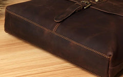 Vintage Leather Mens Messenger Bag Shoulder Bag Crossbody Bag for Men