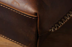 Cool Leather Mens Messenger Bags Shoulder Bag Vintage Crossbody Bags for Men