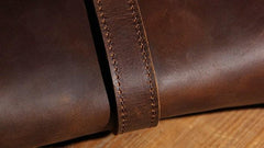 Cool Leather Mens Messenger Bags Shoulder Bag Vintage Crossbody Bags for Men