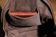 Vintage Leather Mens Cool Small Messenger Bag Shoulder Bag for Men
