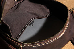 Vintage Leather Mens Cool Small Messenger Bag Shoulder Bag for Men