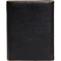 Leather Mens Black Small Leather Wallet Men Small Wallets Bifold for Men