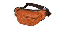 Leather Mens Cool Sling Bag Crossbody Bag Chest Bag Fanny Pack for men