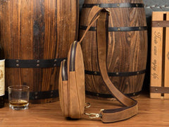 Leather Mens Cool Sling Bag Crossbody Bag Chest Bag for men