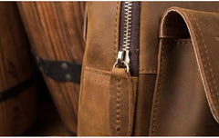 Leather Mens Cool Sling Bag Crossbody Bag Chest Bag for men