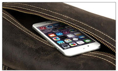 Leather Mens Cool Sling Bag Crossbody Bag Chest Bag for men