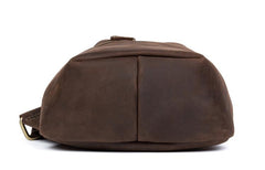 Leather Mens Cool Sling Bag Crossbody Bag Chest Bag for men