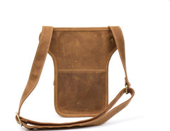 Leather Mens Cool Sling Bag Crossbody Bag Chest Bag for men