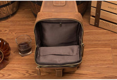 Leather Mens Cool Sling Bag Crossbody Bag Chest Bag for men