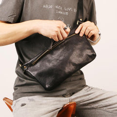 Leather Mens FANNY PACK MENS WAIST BAG HIP PACK BELT BAG FOR MEN