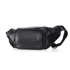 Leather Mens FANNY PACK MENS WAIST BAG HIP PACK BELT BAG FOR MEN