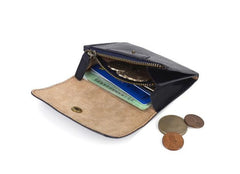 Leather Mens Front Pocket Wallet Card Wallets Slim Small Change Wallets for Men