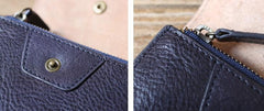 Leather Mens Front Pocket Wallet Card Wallets Slim Small Change Wallets for Men
