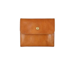 Leather Mens Front Pocket Wallet Card Wallets Slim Small Change Wallets for Men