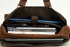 Leather Mens Handbag Briefcase Shoulder Bag Messenger Bag Travel Bag Business Bag for men