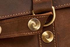 Leather Mens Handbag Briefcase Shoulder Bag Messenger Bag Travel Bag Business Bag for men
