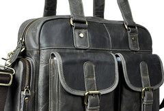 Leather Mens Messenger Bag Travel Bag Shoulder Bag Business Bag for men