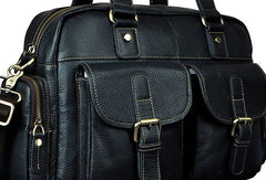 Leather Mens Messenger Bag Travel Bag Shoulder Bag Business Bag for men