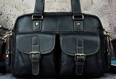 Leather Mens Messenger Bag Travel Bag Shoulder Bag Business Bag for men
