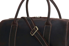 Leather Mens Weekender Bag Duffle Bag Overnight Bag Travel Bag