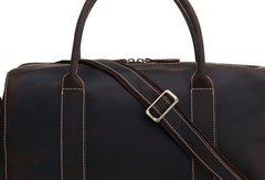 Leather Mens Weekender Bag Duffle Bag Overnight Bag Travel Bag