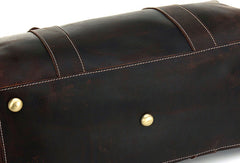 Leather Mens Weekender Bag Duffle Bag Overnight Bag Travel Bag