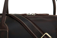 Leather Mens Weekender Bag Duffle Bag Overnight Bag Travel Bag