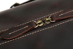 Leather Mens Weekender Bag Duffle Bag Overnight Bag Travel Bag