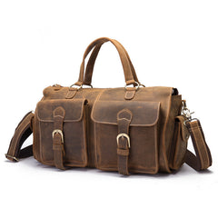 Leather Mens Weekender Bag Large Travel Bag Duffle Bag Vintage Overnight Bag Bag