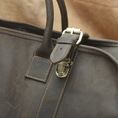Leather Mens Weekender Bags Vintage Travel Bag Duffle Bag