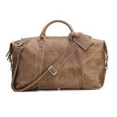 Leather Mens Large Weekender Bag Vintage Travel Bag Duffle Bag