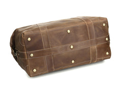 Leather Mens Large Weekender Bag Vintage Travel Bag Duffle Bag