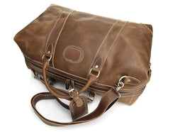 Leather Mens Large Weekender Bag Vintage Travel Bag Duffle Bag