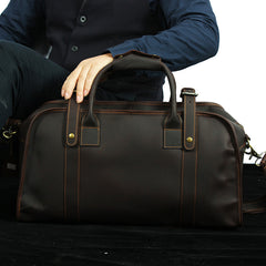Leather Mens Weekender Bags Vintage Travel Bag Duffle Bag