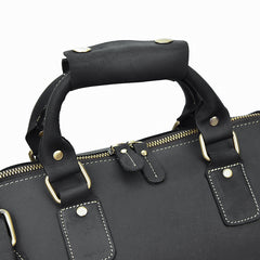 Leather Mens Large Weekender Bag Vintage Travel Bag Duffle Bag Bag for Men